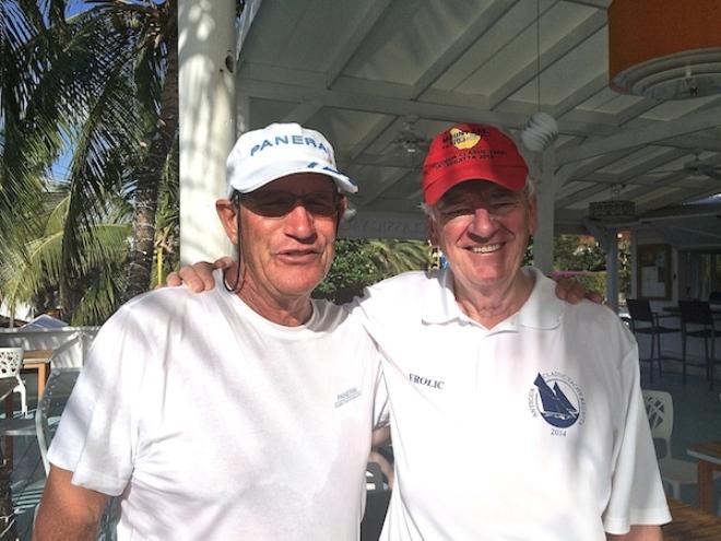 Hans Lammers (Observer) and Don Ward (Skipper) Frolic - Antigua Classic Yacht Regatta © Antigua Classics